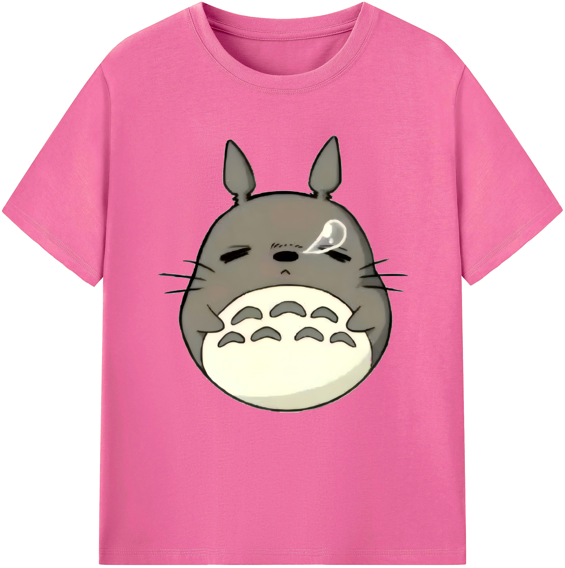 （画像用） となりのトトロ 草壁メイ 草壁サツキ My Neighbor Totoro Satsuki Kusakabe Mei Kusakabe レディースカジュアルプリントTシャツ（綿100％）